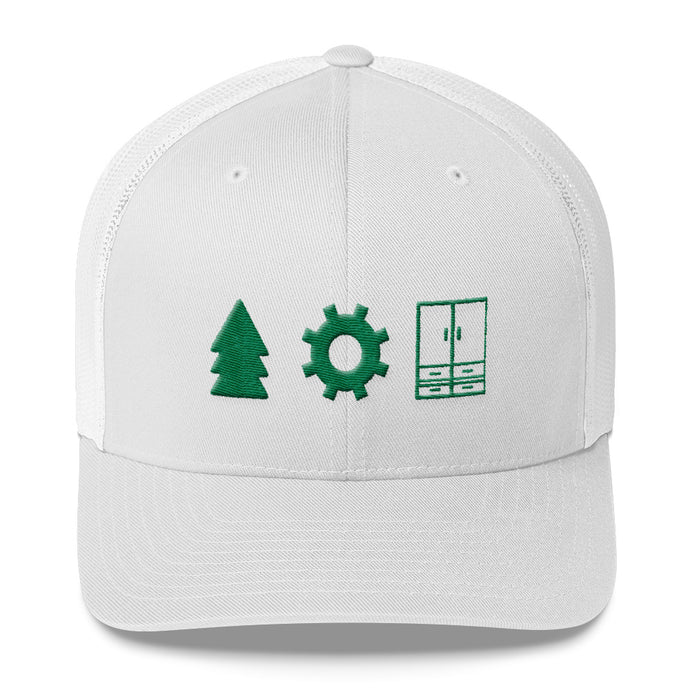 OGC Pine Logo trucker hat