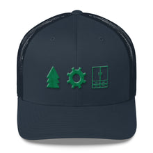 Load image into Gallery viewer, OGC Pine Logo trucker hat