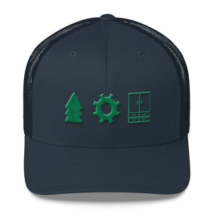 OGC Pine Logo trucker hat