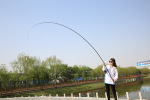 Carbon fiber telescopic full size rod 3.6M 4.5M 5.4M 6.3M