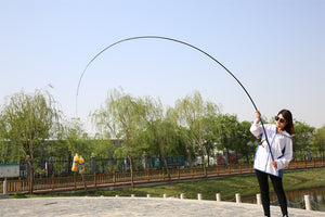 Carbon fiber telescopic full size rod 3.6M 4.5M 5.4M 6.3M