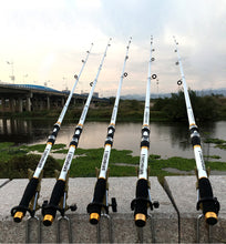 Load image into Gallery viewer, GHOTDA Telescopic Fishing Rod Hard Ultra Light Carp Fishing Rod 2.1-3.6m