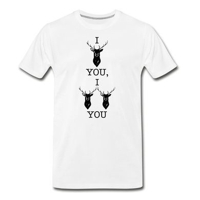 I Double Deer You T-Shirt - white