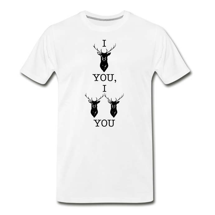 I Double Deer You T-Shirt - white