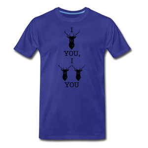 I Double Deer You T-Shirt - royal blue