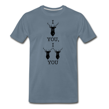 Load image into Gallery viewer, I Double Deer You T-Shirt - steel blue