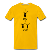 Load image into Gallery viewer, I Double Deer You T-Shirt - sun yellow