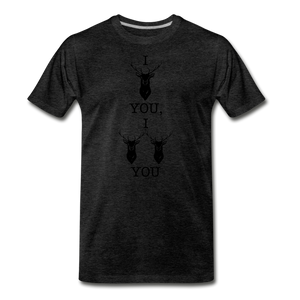 I Double Deer You T-Shirt - charcoal gray