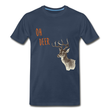 Load image into Gallery viewer, Oh Deer Men’s Premium Organic T - navy