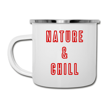 Load image into Gallery viewer, Nature &amp; Chill Camper Mug - white